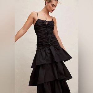 Anthropologie Elliatt Ruched Halter Dress Size XS. $260 B17